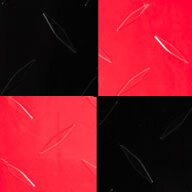 Black/Victory Red Checker