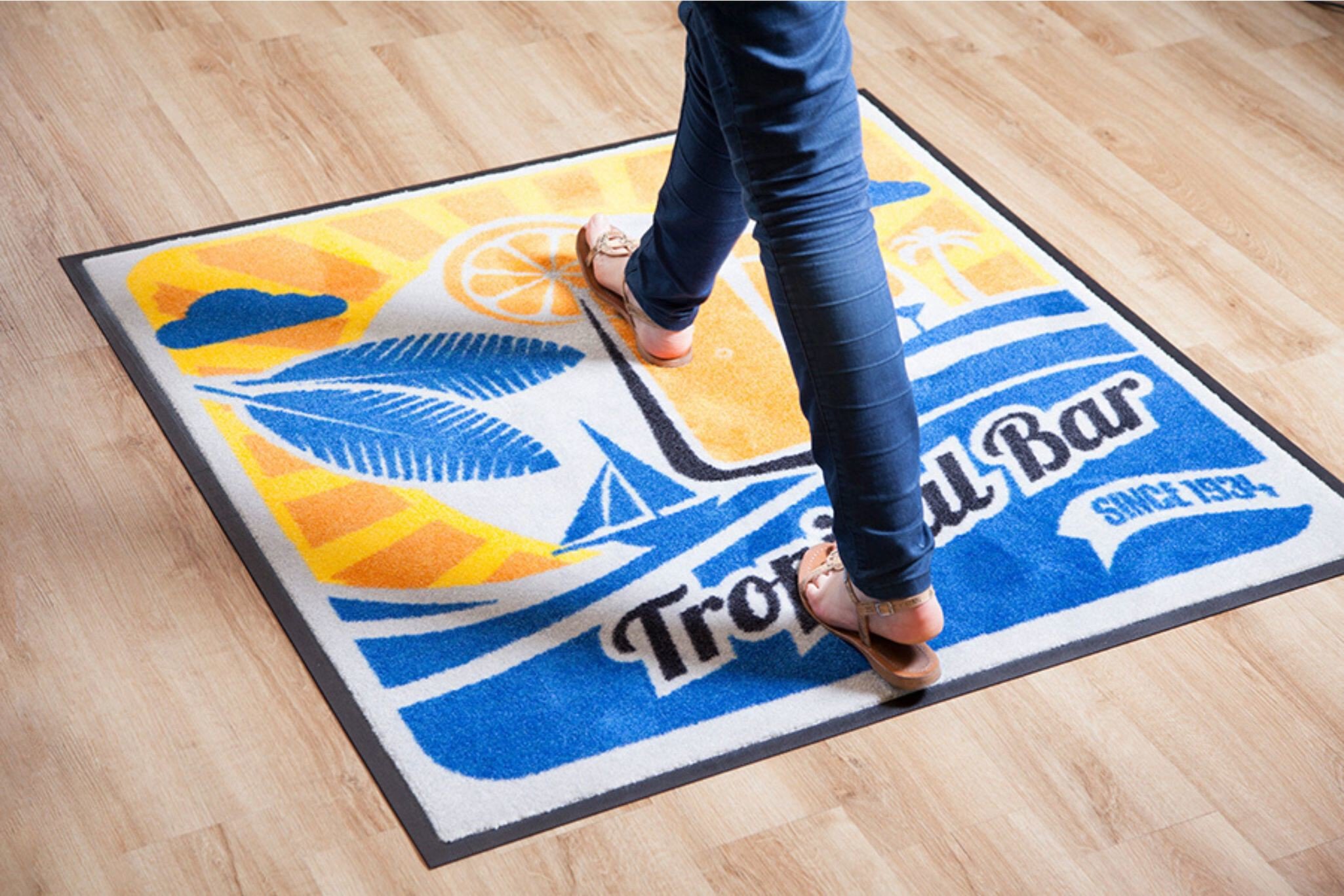 Custom Logo Floor Mats - Personalized Door Mats & Entrance Mats
