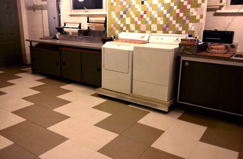 Slate Flex Tiles Interlocking PVC Garage Flooring