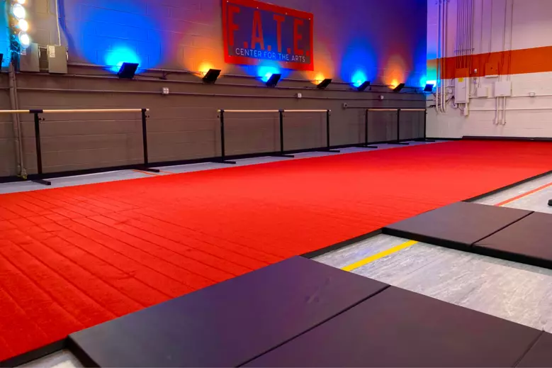 6' x 42' Competition Cheer Mats | Roll Out Foam Tumbling Mat