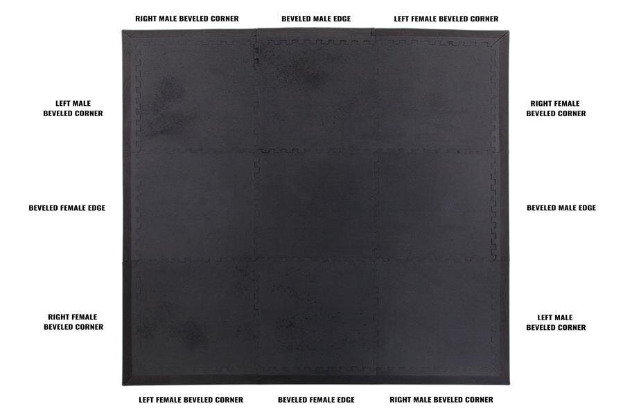 7/8" Tatami Foam Tiles