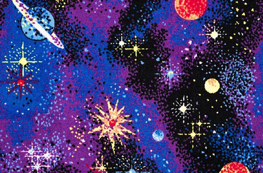 Joy Carpets Neon Lights Carpet - Space Explorer