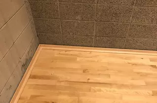 Hardwood Sprung Dance Floor Wall Base 