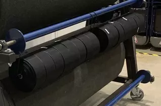 Gym Floor Cover Roll Seam Tape Storage