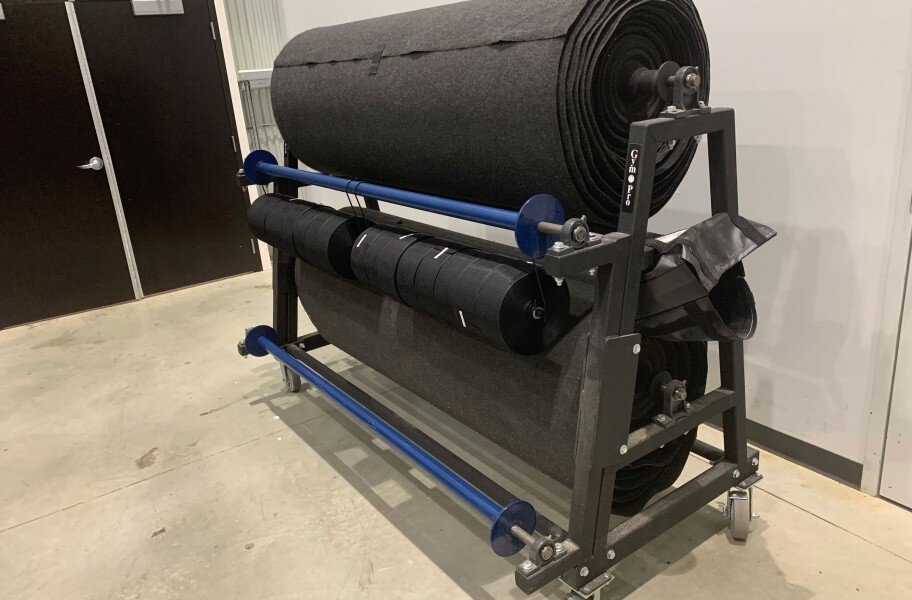 Gym Floor Cover Seam Tape Storage
