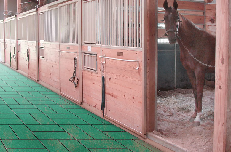 1 inch Horse Stall Tiles Equine Floor Mats