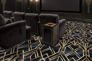Home Movie Theater Carpet - Midnight Gild  | Joy Carpets
