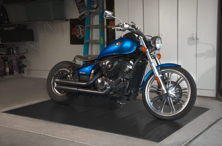 Diamond Nitro Garage Floor Mats - Golf Cart, Motorcycle & Utility
