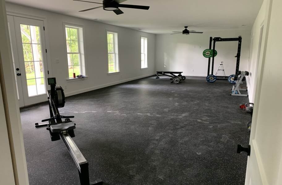 Rubber Gym Roll Remnants