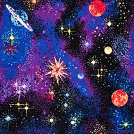 Joy Carpets Neon Lights Carpet - Space Explorer