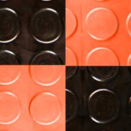 Black/Harley Orange Checker