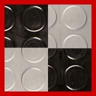 Black/Graphite/Victory Red Border Tiles