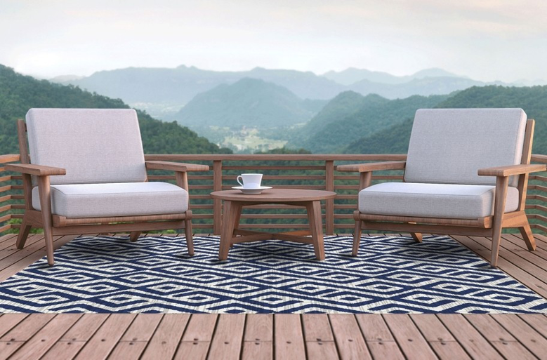 Contours Indoor Outdoor Area Rug