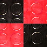 Black/Victory Red Checker