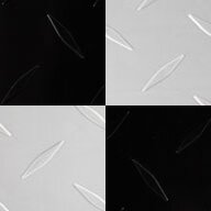 Black/Gunmetal Checker