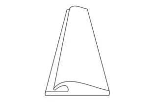 1' x 2.5" Garage Edge Ramp