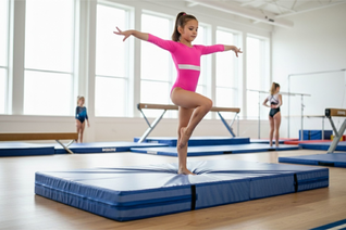 NiroSport Gymnastics Mat, 200 x 100 x 8 cm, Soft Floor Mat, Gymnastics