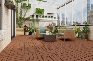 Naturesort Composite Deck Tiles - Terrace (4 Slat)