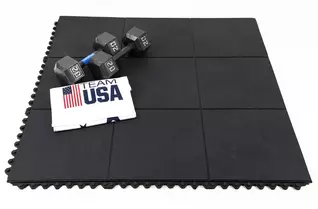5/8" Evolution Rubber Floor Tiles