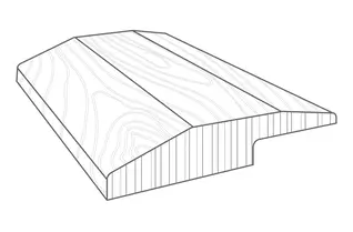 Windwood 1/2" x 1-1/2" x 94" End Cap