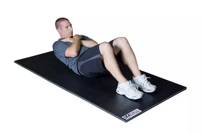 FlexFit Exercise Mat - Roll-Up Foam Workout Mat | 3' x 6' x 3/4"