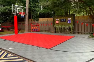 VersaCourt Driveway Basketball Court Tiles