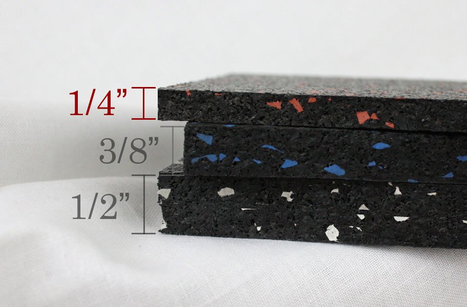 1/4" Tough Rubber Rolls