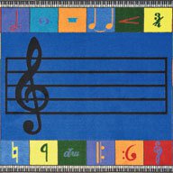 Joy Carpets Note Worthy Kids Rug
