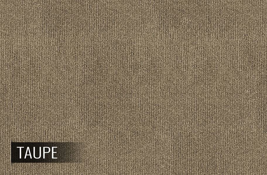 Ribbed Taupe Indoor Outdoor Area Rug