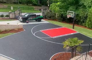 VersaCourt Driveway Basketball Court Tiles - Outdoor Sports Flooring