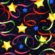 Joy Carpets Streamers & Stars Carpet