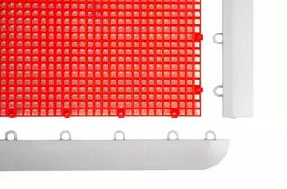 Outdoor Basketball Court Tiles Female Edges