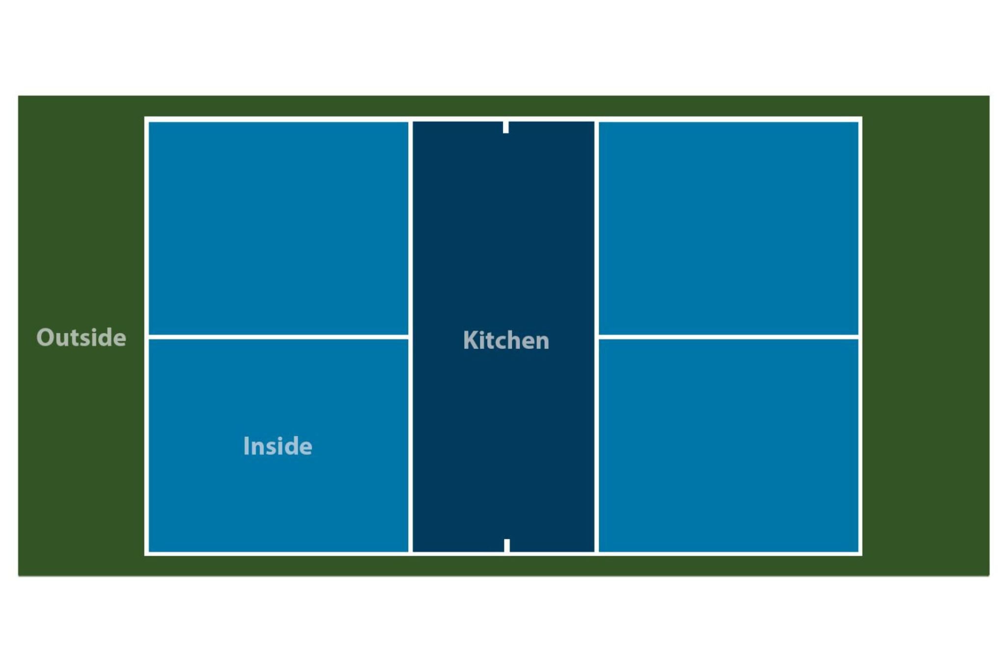 Ergo-Elite Portable Indoor Pickleball Court Kit