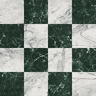 Green/White Marble 5"
