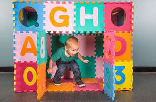 Medium Foam ABC-123 Mat - Kids Foam Puzzle Mat