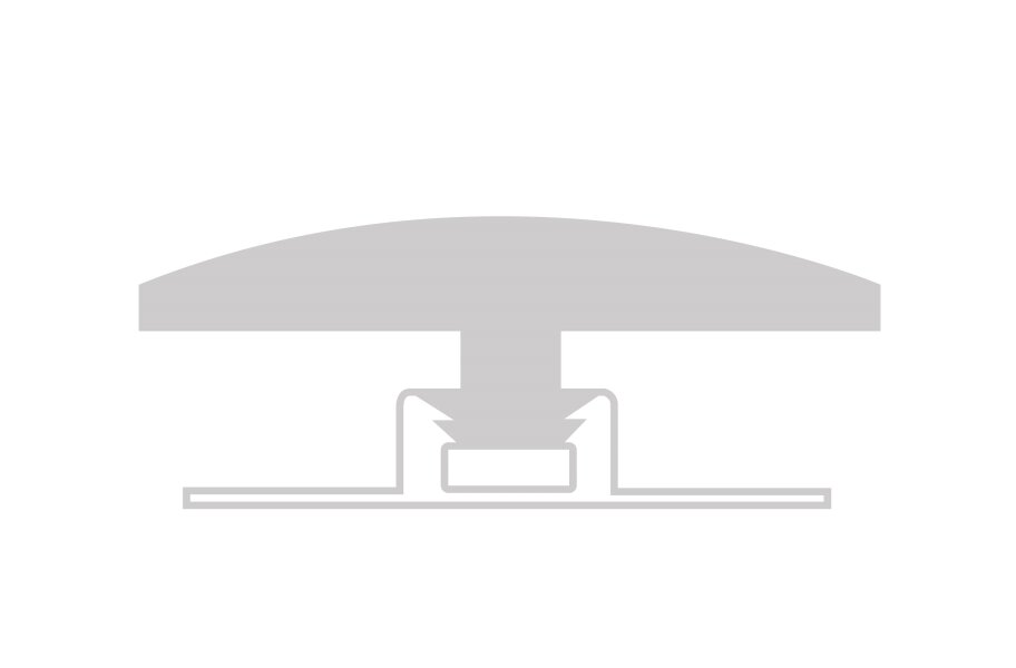 COREtec Pro+ HD 7 1/2" x 1-1/4" x 94" T-Molding