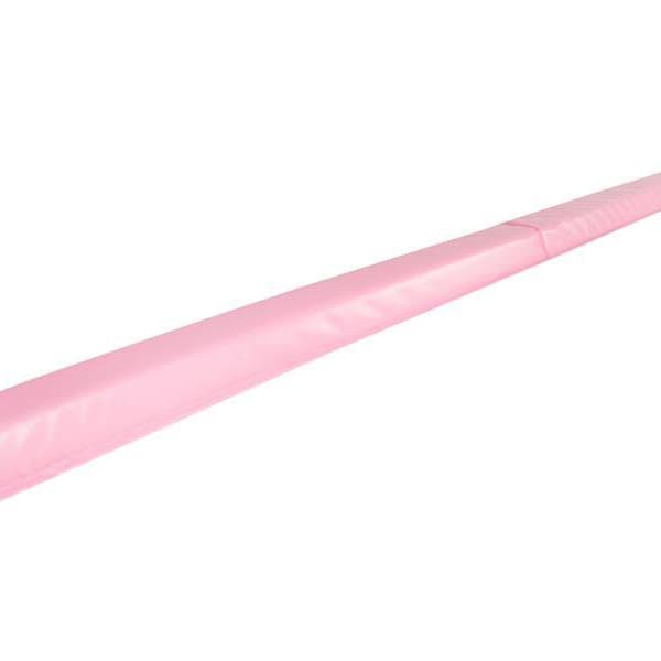 Pink folding gymnastics balance beam.