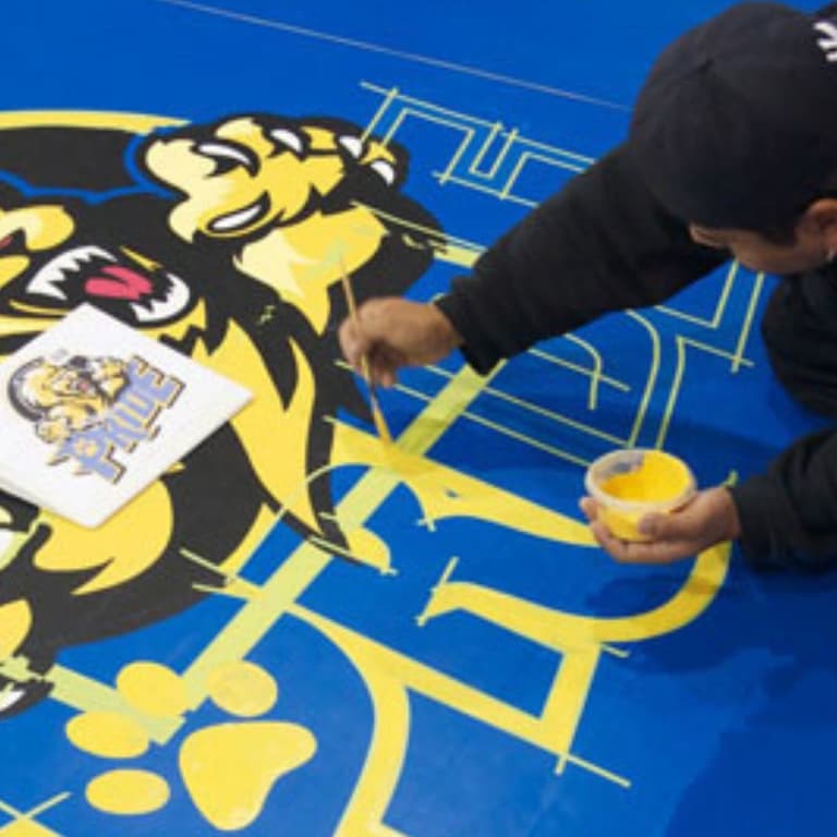 Custom Wrestling Mat Design