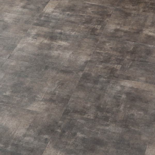Vinyl tile flooring.