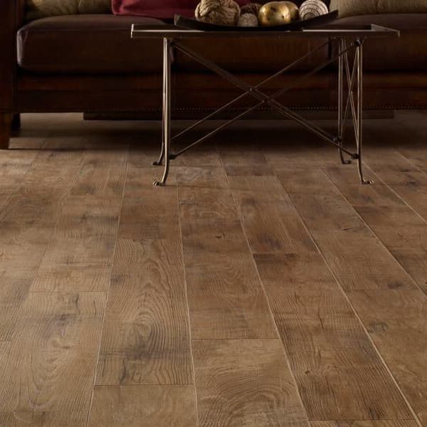 12mm Mannington Historic Oak Waterproof Laminate — Ash, living room floor
