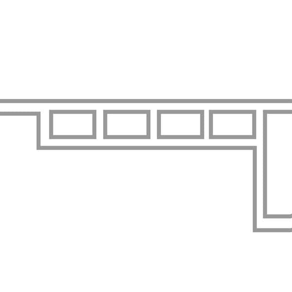 Messina HD 1.75" x 94" Stairnose