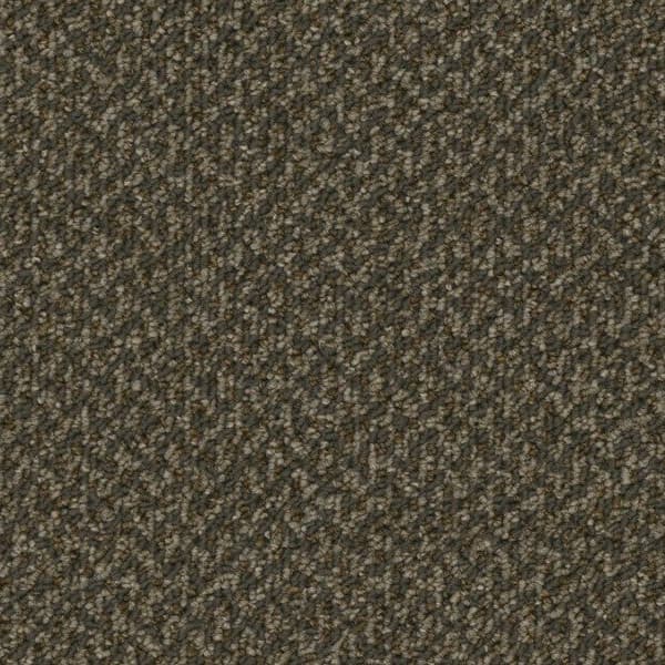 Pentz Outlaw Carpet, Bandit — dark brown and gray flecked carpet surface close-up