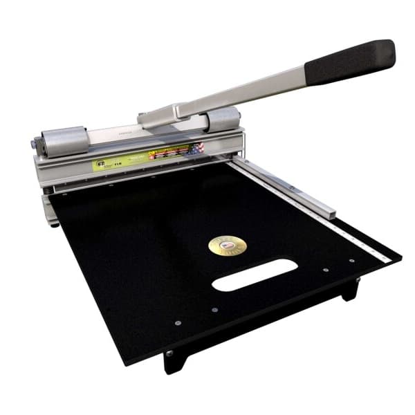 Tile cutters on white background.