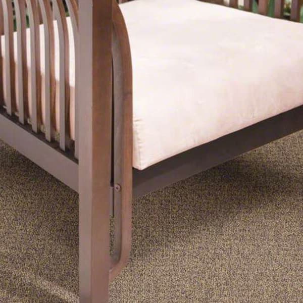 Shaw Casual Boucle Outdoor Carpet in Flagstone — close-up of textured beige carpet surface