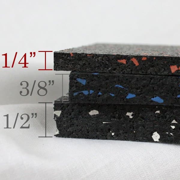 Rubber rolls in black with sizing on the left.
