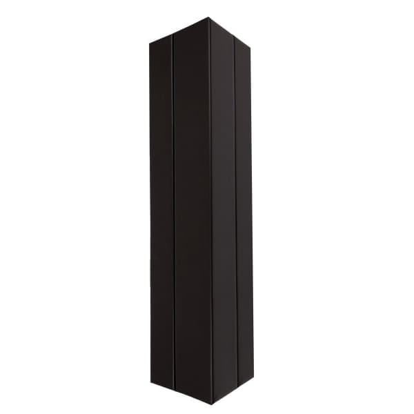 Black 6' Gym Wall Padding Corner.